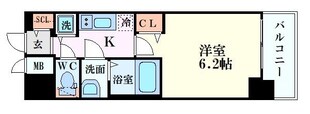 プレサンスOSAKA　DOMECITYワンダーの物件間取画像